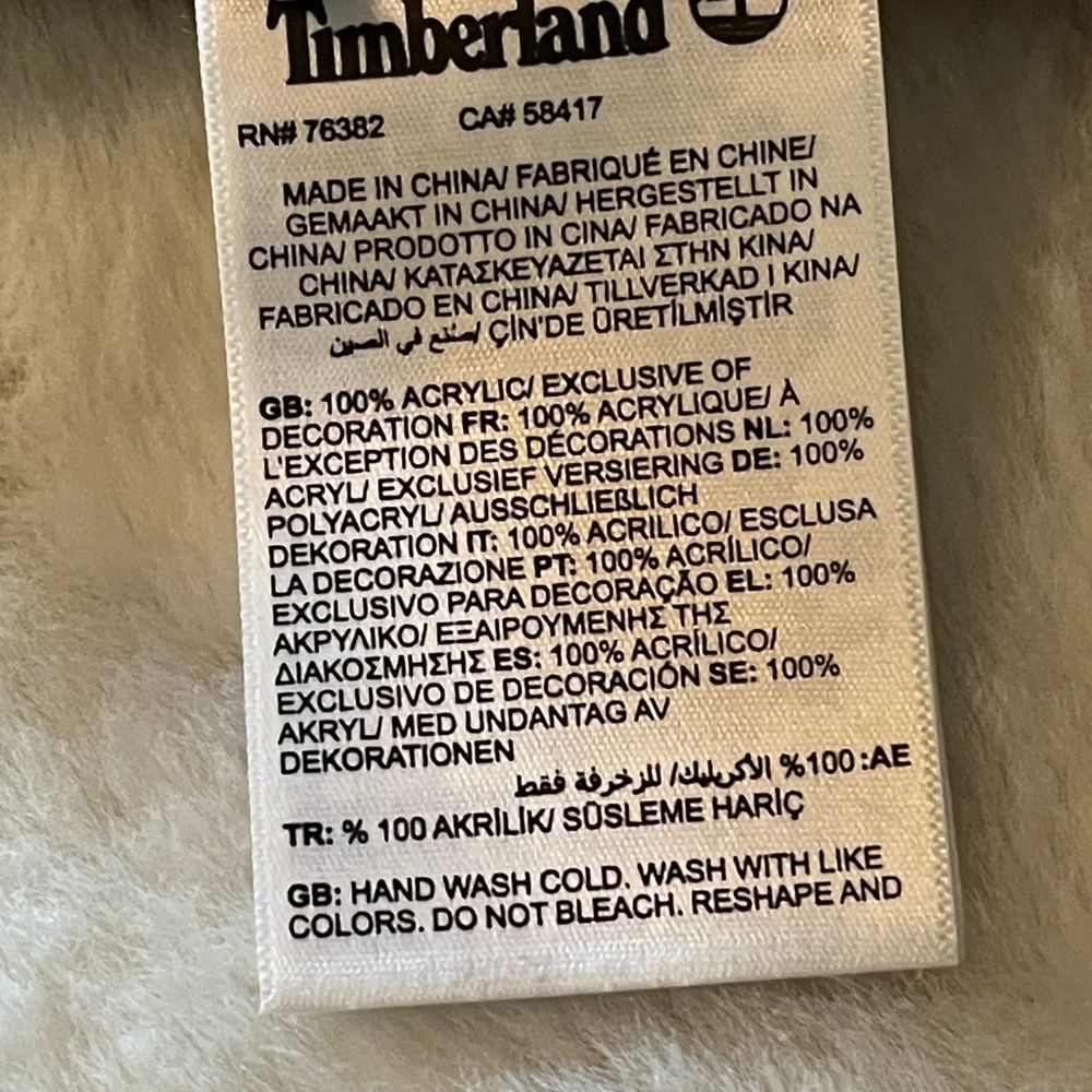 New! Timberland scarf Size 10”X64” NWT - Picture 8 of 10